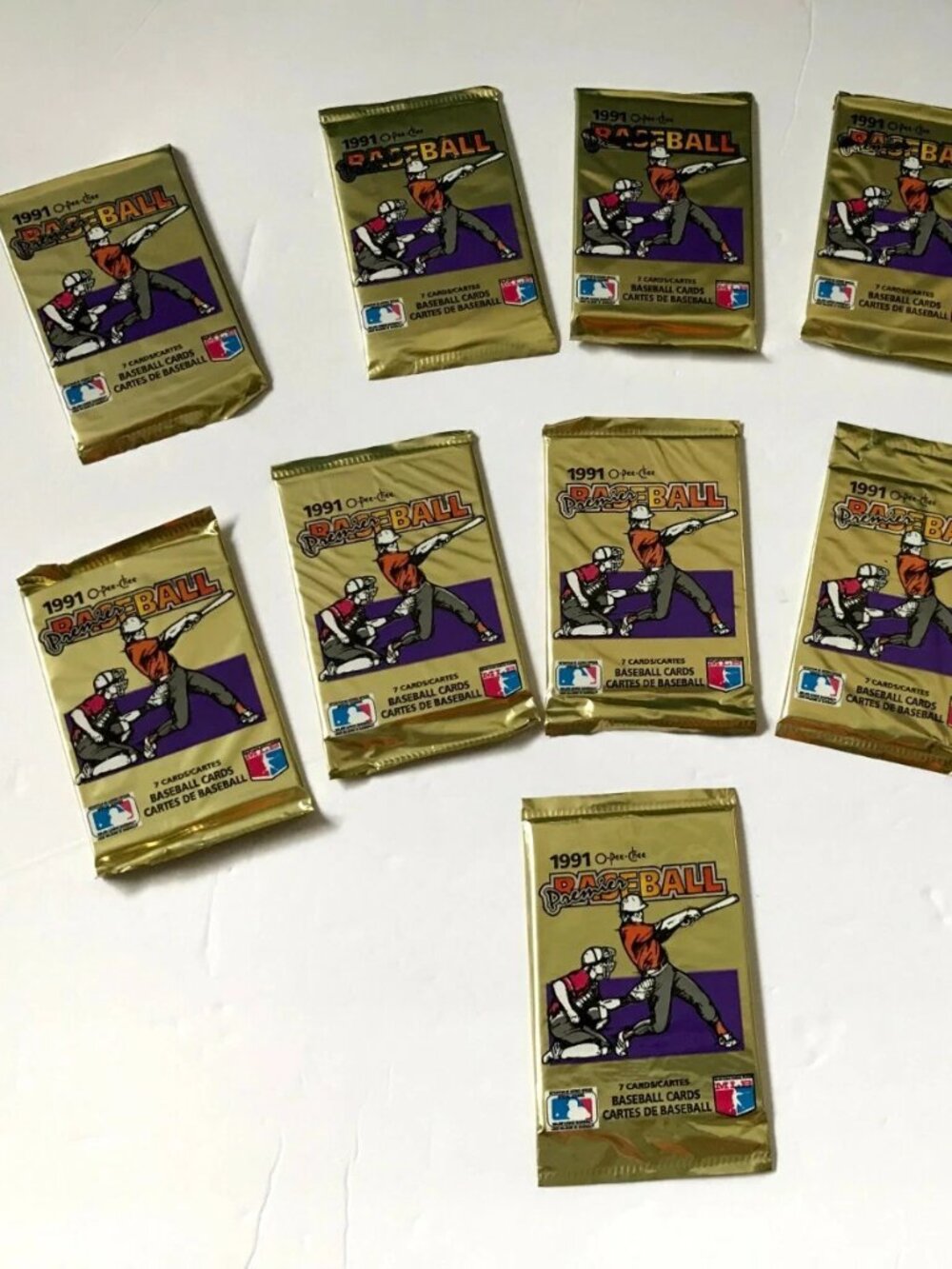 1991 O-Pee-Chee Premier 11 Unopened Packs Of Baseball Cards